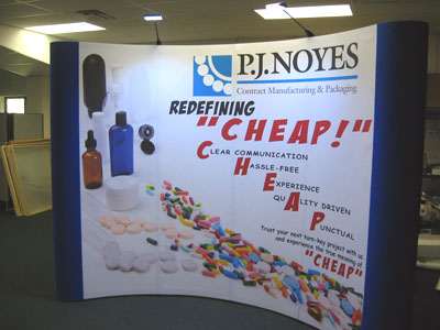pop up booth replacement graphics
